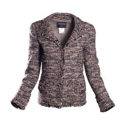 Chanel Brown Tweed 2007 Jacket