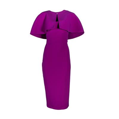 Safiyaa Size 12 Purple Cape Dress