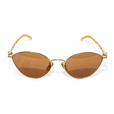 Gucci Gold Chain Cat Eye Sunglasses