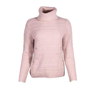 Chanel 2018 Size 34 Pink Cashmere Blend Sweater