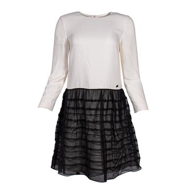 Chanel Size 36 White & Black Dress