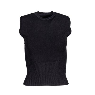 Alaia Size 38 Black Knit Top