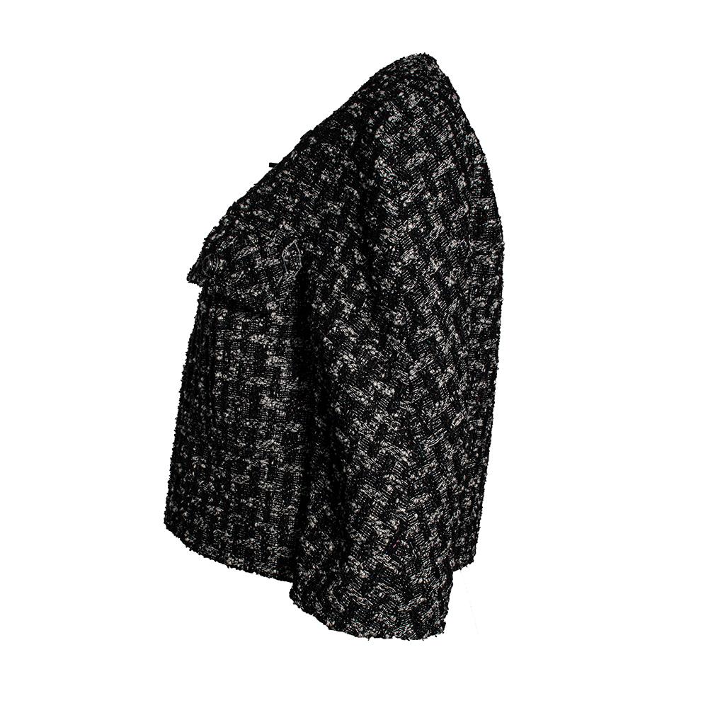 My Sister's Closet  Chanel Chanel Size 38 Black Tweed Jacket